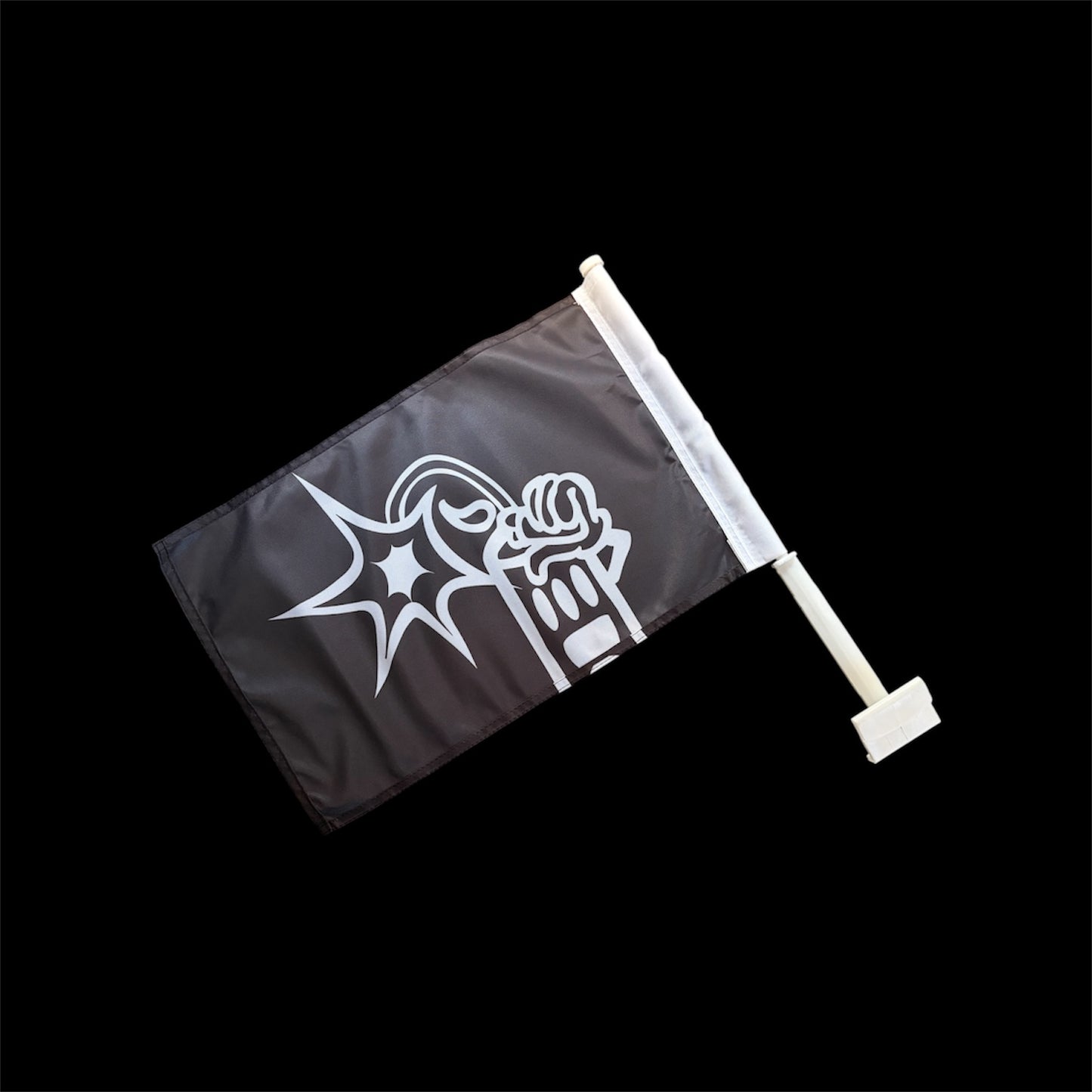 SOS Club Dyno Window Flag