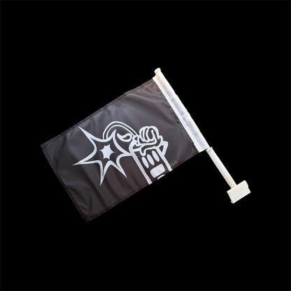 SOS Club Dyno Window Flag