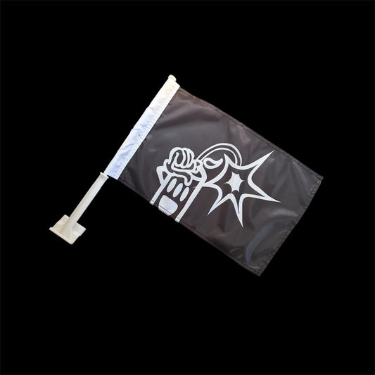 SOS Club Dyno Window Flag